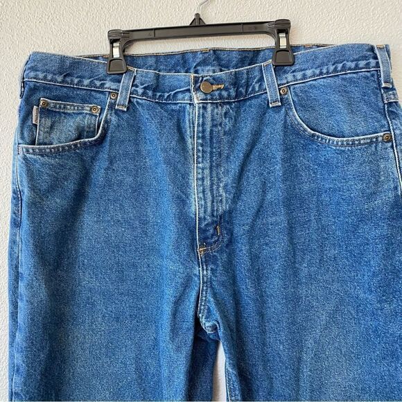 Carhartt Denim Jeans Relaxed Fit SZ 40 x 30 - Picture 3 of 13